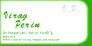 virag perin business card